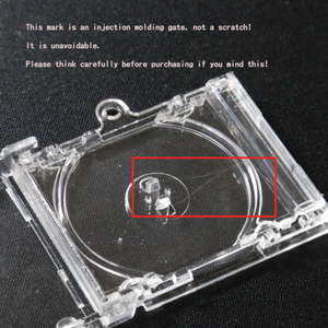 Nhựa Mini CD vỉ trường hợp Keychain cá nhân âm nhạc Album vòng chìa khóa - Product Image 2