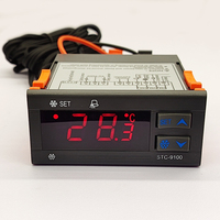 Thermostat numérique d'alarme de dégivrage pour réfrigération STC-9100 OEM ODM IP65 -50~50 Communication 485 Résolution de température 0,1