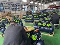 Compresseurs d'air silencieux sans huile haute pression 12 bar 200 litres