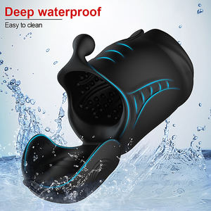 2021 yeni yetişkin ürünleri 10 modu silikon oyuncaklar skrotum masaj elektrik erkek mastürbasyon eğitmen erkekler için Masturbating - Product Image 1