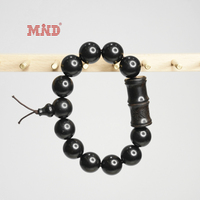 Nouveau Bracelet en Bois NFC Tendance avec Perles NTAG 213 NTAG 215 NTAG 216 – Bracelet de Poignet en Bois Perlé NFC
