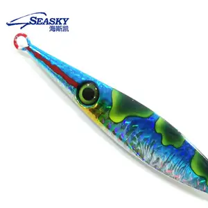 Seasky 60g नई प्रकार की भारी धातु लीड मछली जिग मछली धीमी जिग सड़क चारा बायोनिक चारा मुश्किल लालच चमकदार मध्यम आकार टूना