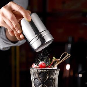 Stainless Steel Powdered Sugar <strong>Shaker</strong> with Lid Fine Mesh <strong>Shaker</strong> Powder Can Dredger for Cocoa Sugar Cinnamon Pepper <strong>Coffee</strong> Flour - Product Image 4