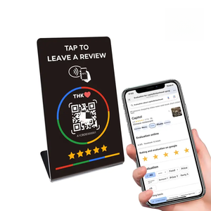 Không tiếp xúc mã nhận dạng thẻ Google xã hội phương tiện truyền thông đánh giá thẻ không thấm nước Acrylic NFC mã tùy chỉnh NFC chip - Product Image 4