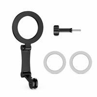Support de téléphone magnétique pliable pour tableau de bord de voiture, bureau, ordinateur portable, support universel pour téléphone avec anneau magnétique pour iPhone et Android