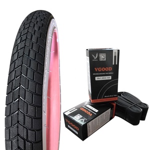 Pneus de vélo de montagne de <span class=keywords><strong>20</strong></span> <span class=keywords><strong>pouces</strong></span> de haute qualité <span class=keywords><strong>pneu</strong></span> de voyage tout-terrain cyclisme chambre à air pièces de vélo - Product Image 1