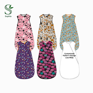 Vêtements pour bébé en <span class=keywords><strong>bambou</strong></span> à prix bas et faible MOQ, pyjamas pour bébé, sac de couchage en <span class=keywords><strong>bambou</strong></span> pour bébé, logo personnalisé, sac de couchage en <span class=keywords><strong>bambou</strong></span> et élasthanne pour bébé - Product Image 2