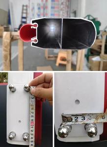 Braccio barriera in alluminio 85*40mm 1-6M per barriere a braccio - Product Image 3