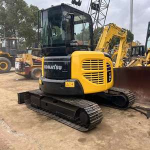 Offre Spéciale KOMATSU a utilisé la mini excavatrice PC55MR-2 dans le yard le Japon original a fait la PC55MR-2 d'excavatrice d'occasion dans la cour à vendre - Product Image 1