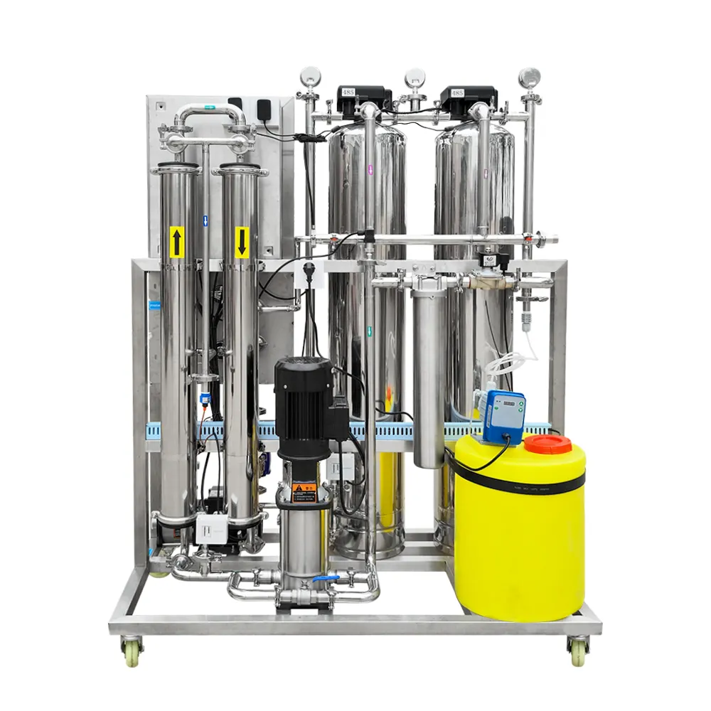 Machine purificatrice d'eau 500L systèmes d'osmose inverse usine de purification d'eau générateur d'ozone machines de traitement de l'eau