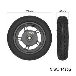 Kit de remplacement jante et pneu pour trottinette électrique MI 6 Lite : moyeu de roue de 10 pouces avec pneu tubeless 10*2.125 - Product Image 2