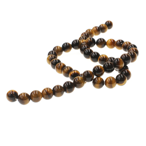 Hilo de cuentas de piedra Natural, redondo, Ojo de Tigre, 8mm - Product Image 3