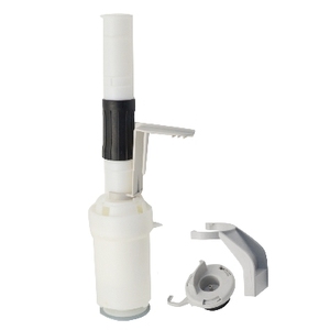 Kit valvola di scarico con maniglia e coperchio per ricambi serbatoio WC - Product Image 1