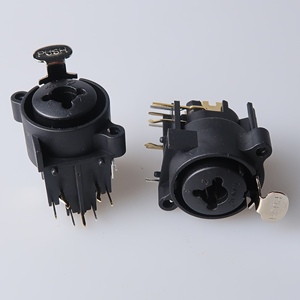 <span class=keywords><strong>XLR</strong></span> <span class=keywords><strong>Combo</strong></span> <span class=keywords><strong>Jack</strong></span> 6.35mm Femelle Montage Sur Panneau <span class=keywords><strong>Prise</strong></span> Microphone Connecteur Audio À Angle Droit - Product Image 5
