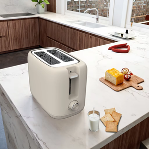 Máquina <span class=keywords><strong>tostadora</strong></span> de 2 rebanadas de ranura ancha con ajuste de control de temperatura de 6 niveles <span class=keywords><strong>Tostadora</strong></span> de pan para bagels y rebanadas más gruesas - Product Image 5