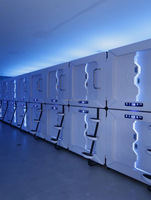 NEUE Ankunft Schlaf-Pod Camping-Kapselbett Handels-Pod Hotel-Kapsel mit LED-Licht