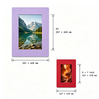 Passe-partout en carton personnalisé pour photos, rectangulaire, pour encadrement, présentoir décoratif pour cadre photo