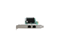 Tarjeta de Interfaz de Red Gigabit de 10G con Doble Puerto PCI Express RJ45, Controlador Intel82575 y 6, Aplicación Interna para Servidor Cableado