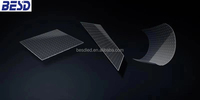 Écran LED transparent d'usine de Shenzhen, NOUVEAU, film LED transparent, 95% de transparence, écran LED pour la publicité, écran LED transparent