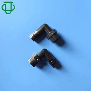 Conector de codo de nailon 1/4 NPT x 1/2 pulgada de rosca interna para tuberías de fluidos - Product Image 1