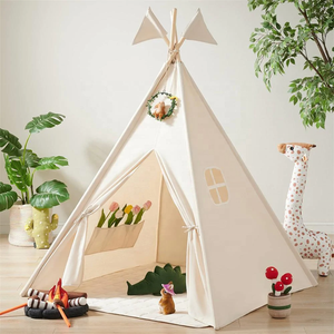 <span class=keywords><strong>Lit</strong></span> en tissu de coton à cadre en bois indien, <span class=keywords><strong>tipi</strong></span> pliable, maison de jeux intérieure, jouet, maison <span class=keywords><strong>tipi</strong></span>, tente <span class=keywords><strong>tipi</strong></span> pour enfants, bébé - Product Image 6