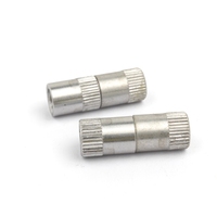 Vis à oreilles en acier au carbone personnalisée M3 M4 M5 M6 Vis à oreilles à tête moletée plate fendue en acier inoxydable Vis à oreilles M8 Filetage 25mm