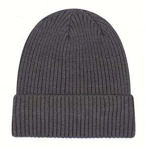 Adult Unisex Autumn <b>Winter</b> Thickened Warm Fashion Cold Solid Color Knitted <b>Hat</b> Beanies for <b>Men</b> - Product Image 3