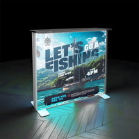 Seg affichage rétro-éclairé Led Textile boîte à lumière publicité profilé en aluminium cadre Lightbox