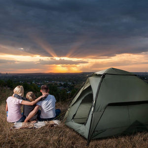 Tienda de campaña al aire libre Protección UV, a prueba de lluvia, toldo portátil impermeable Apertura automática rápida Refugio resistente Marco estable - Product Image 3