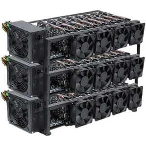 New Listing B85-8*GPU Computer Cases Fro 580 3060 3070 2060s Graphics Cards Server Towers Case Gaming PC Case