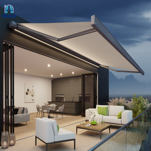 Điều khiển từ xa có thể thu vào mái hiên ngoài trời gấp cánh tay dù để che nắng Hướng dẫn sử dụng đầy đủ Cassette mái hiên cho Patio - Product Image 1