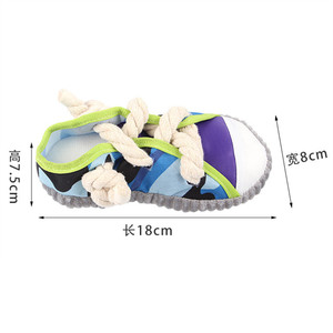 <span class=keywords><strong>Pet</strong></span> malzemeleri köpek oyuncak ayakkabı diş çıkarma oyuncak köpekler için yavru Bite dayanıklı gıcırtılı çiğnemek köpek oyuncaklar - Product Image 6