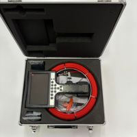 Caméra d'inspection de tuyau d'égout étanche à double lentille de 23MM avec caméra d'inspection d'égout HD de 7 pouces, longueur de câble 15mts