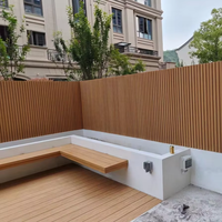 Panneaux de revêtement mural en PVC/WPC imperméables, faciles à installer, texturés, décoratifs, adaptés à la décoration architecturale