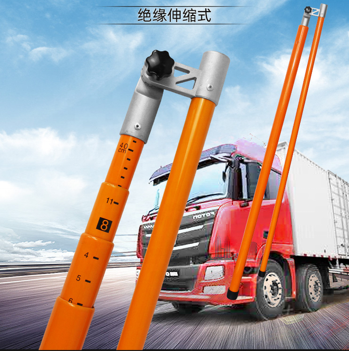 VEVOR Height Measuring Stick 15 Ft. Truck Height Stick Fiberglass Non- Conductive With Adjustable Pole Carry Bag For Car Hauler GDSSCLGBD15FTKQS0V0 - The Home Depot