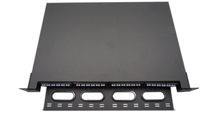 Panel de Conexiones de Fibra Óptica de Alta Densidad SWOT <span class=keywords><strong>RAL</strong></span> <span class=keywords><strong>9004</strong></span> Negro, 48F/96F SM, 19 Pulgadas, 1U, Montaje en Rack, Chasis MPO para Casete MPO MTP - Product Image 3