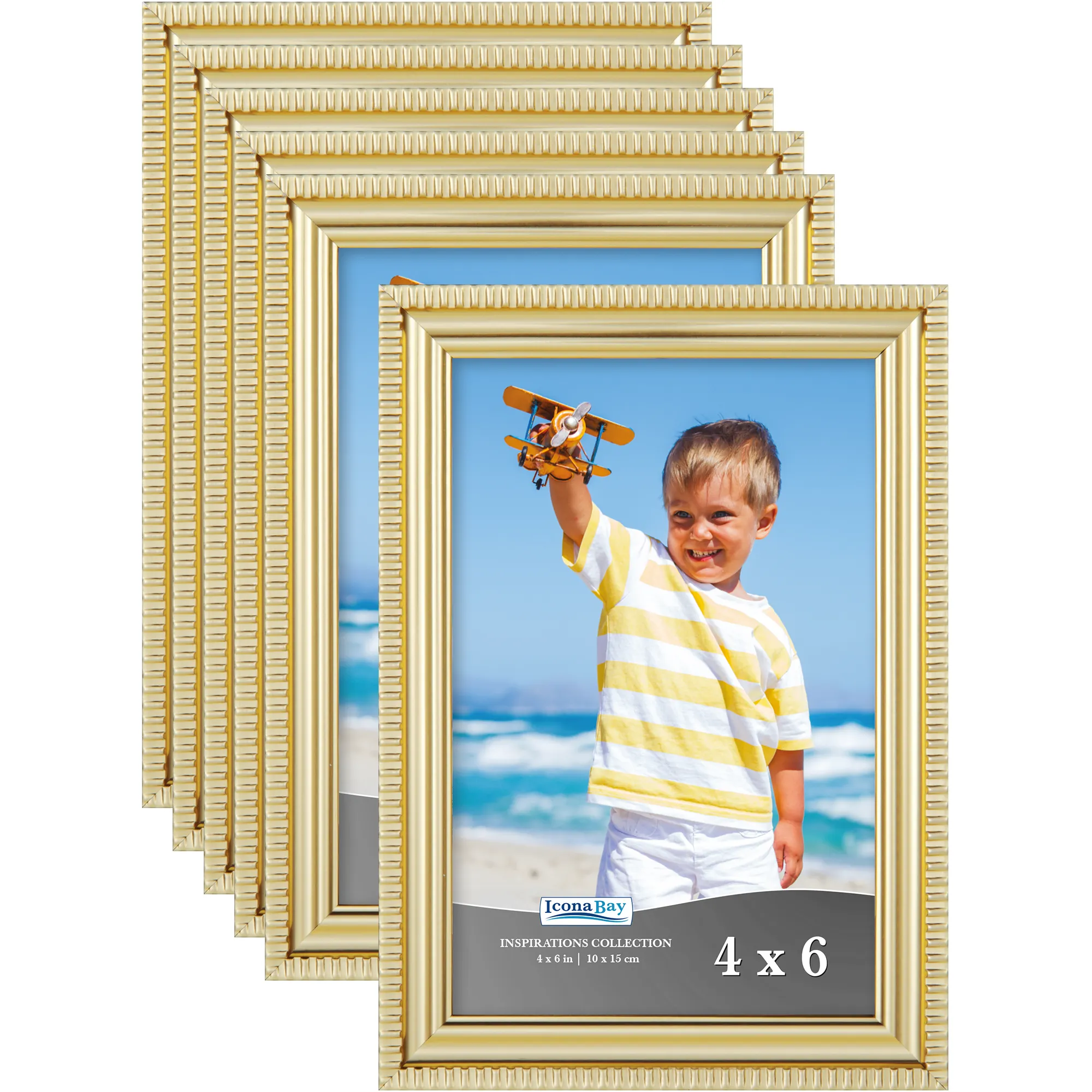 Hot Selling Cheap Creative Office Fotos Gold Lightweight Adhesive 4x6 Bulk Wedding Photo Frames Picture Frame