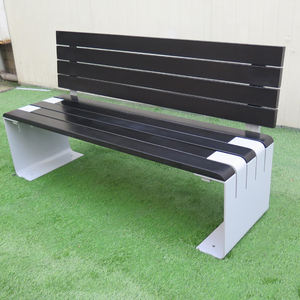 Tablillas de madera para muebles de calle, banco público al aire libre, venta al por mayor de fábrica, Banco de hierro fundido - Product Image 6