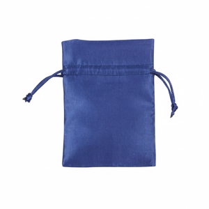 Custodie per Gioielli SACK SATIN Blu 130X150 MM - Product Image 2