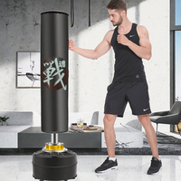 Sac de frappe lourd en cuir pour le kickboxing et la boxe, rempli d'EPE/EVA, écologique, robuste, durable, pour l'entraînement professionnel