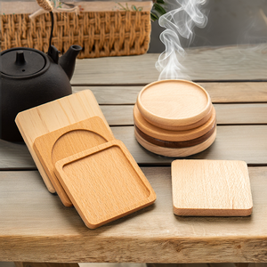 wooden crafted custom coaster <b>table</b> decor teacoaster wholesale factory indian crafted <b>low</b> price - Product Image 2