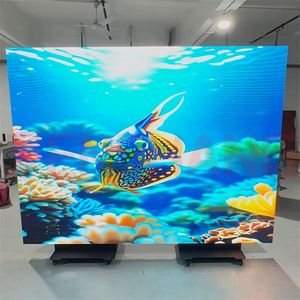 Écran d'affichage LED portable intelligent pliable P2.5 pour intérieur, support mural vidéo numérique de sécurité, écran d'affichage publicitaire LED pliable en trois parties - Product Image 6