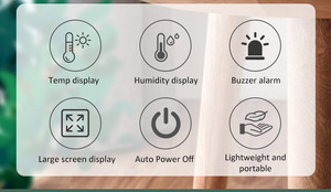 Medidor Digital de Temperatura y Humedad Portátil DAXI, Termohigrómetro para Sistemas HVAC - Product Image 5