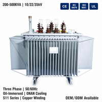 Transformateur de puissance triphasé à bain d'huile haute tension Tinda 400KVA 13.2/0.46KV 220V 50/60Hz Prix compétitif