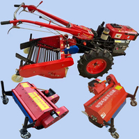 Racines agricoles Oignon Récolteuse de carottes Tracteur à pied Entraînement de pommes de terre Récolteuse efficace d'arachide et d'ail