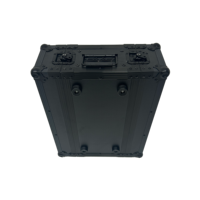 Boîtier de transport 3U noir intégral OEM de haute qualité pour table de mixage Midas DL32, haut-parleur audio, amplificateur, rangement modulable avant et arrière