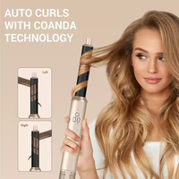 Offre Spéciale : Ensemble Brosse Sèche-Cheveux 6-en-1 avec Fonction Auto-Bouclante, Arrêt Automatique de Sécurité et Technologie Ionique Négative pour Usage Quotidien