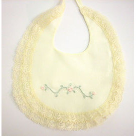 Bavaglino con Fiori Rosa - Product Image 1