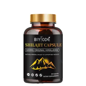 Shilajit Gummies 600mg Original Pure Himalayan erhöht die Unterstützung des Energie immuns und den Fokus (60 Gummis) Kräuter gesundheits ergänzung