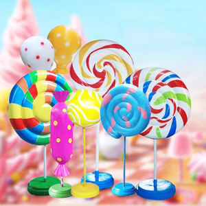 ประติมากรรมเรซิ่นรูปอมยิ้มคริสต์มาส ขนาดเท่าของจริง ทาสีด้วยมือ กันน้ำ สำหรับตกแต่งห้างสรรพสินค้า - Product Image 6